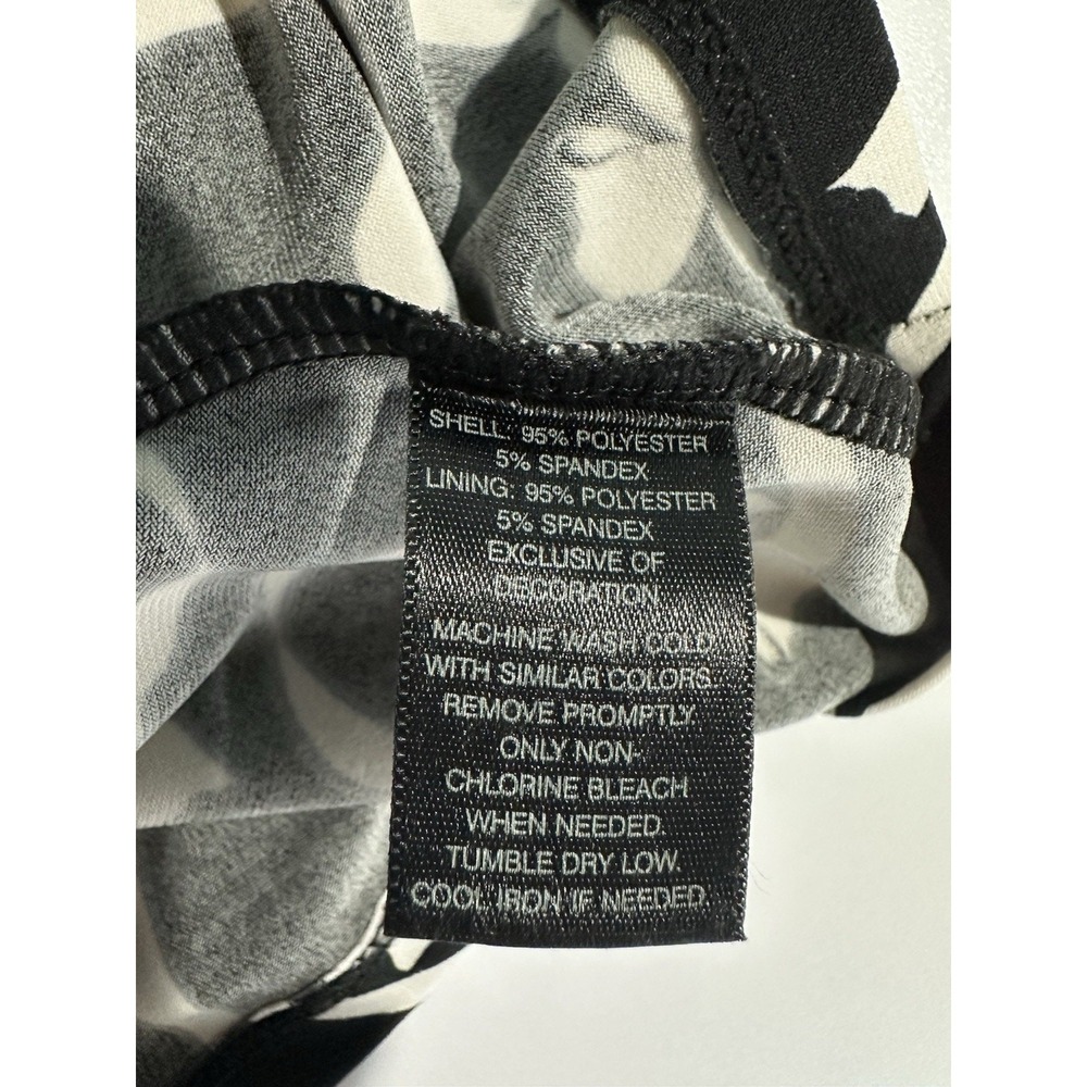 White House Black Market Cami Womens M Black White Bow Lace Trim Tank Top - Picture 9 of 10
